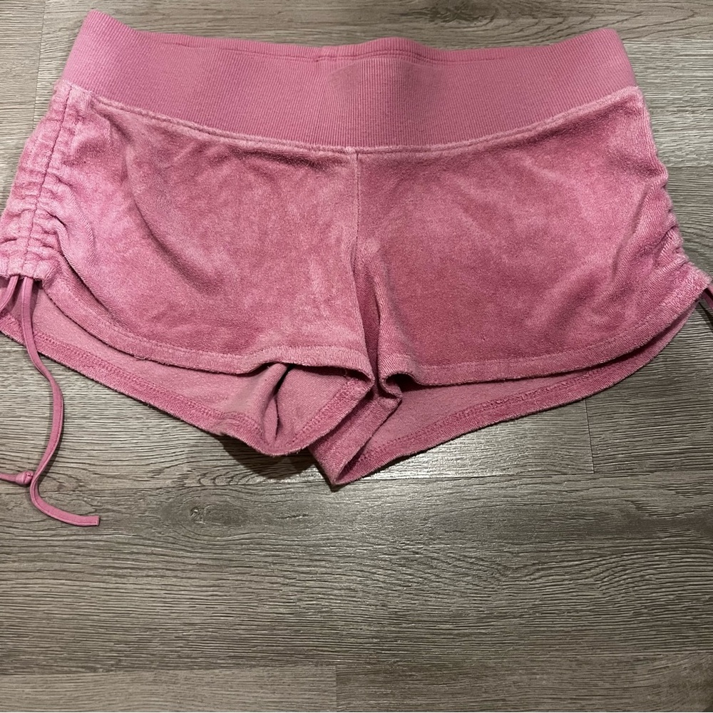 Express Dusty Rose Athletic Terry Shorts